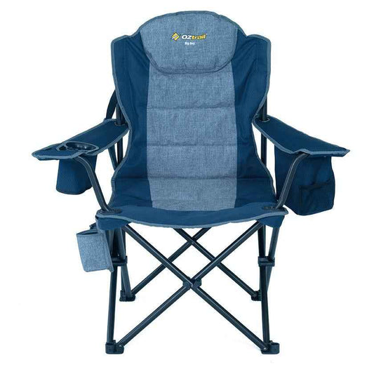 OZtrail Big Boy Arm Chair 220Kg Blue