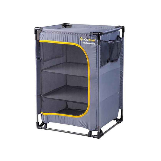 OZtrail Camp Cupboard – 3 Shelf Camp Storage Solution