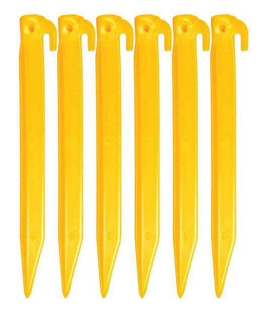 Oztrail ABS Plastic Peg 23cm 6-Pack