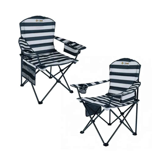OZtrail Getaway Chair Stripe Bundle