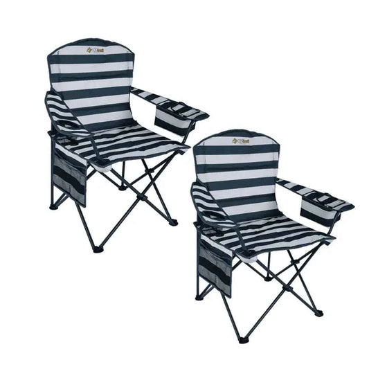 OZtrail Getaway Chair Stripe Bundle