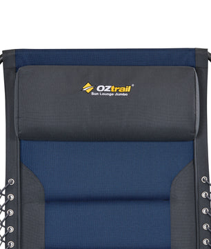 OZtrail Jumbo Sun Lounge - 150 Kg