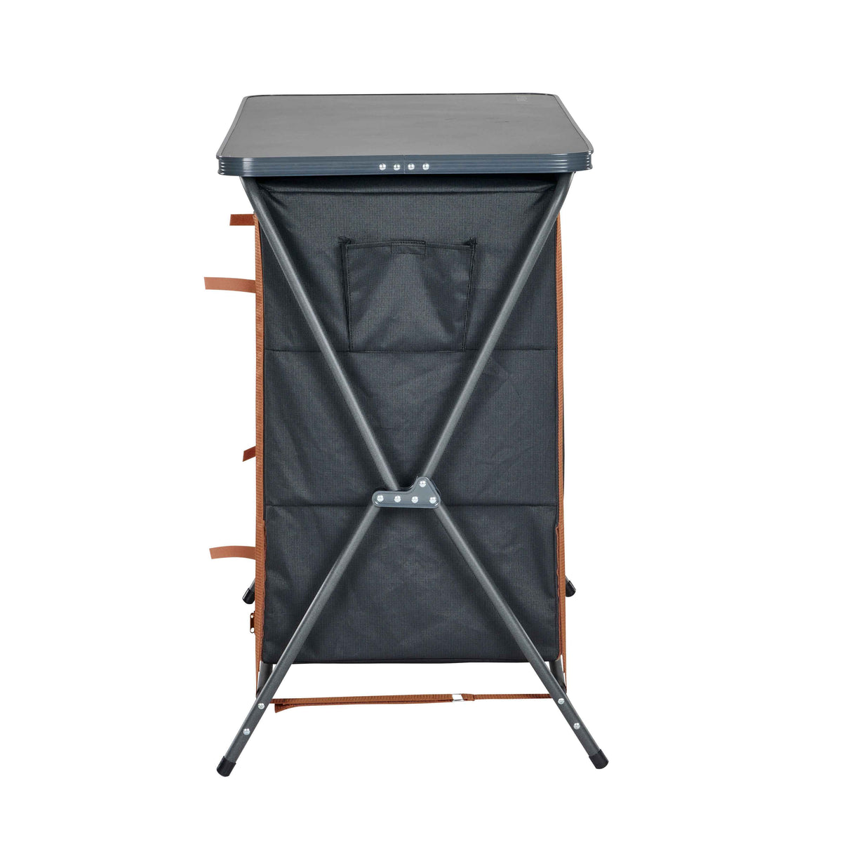 OZtrail Deluxe Folding 3 Shelf Double Cupboard