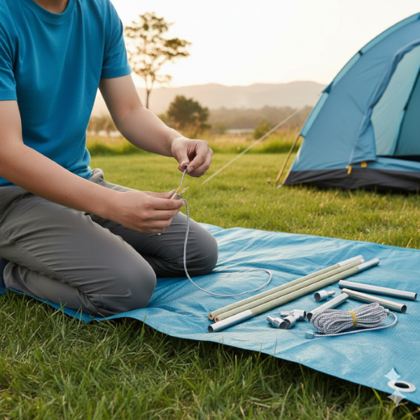 Oztrail Duraplus 8.5mm Fibreglass Tent Pole Kit