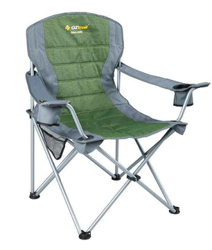 OZtrail Deluxe Jumbo Arm Chair Green