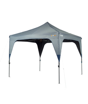 OZtrail Blockout Deluxe 3.0 Gazebo - Silver