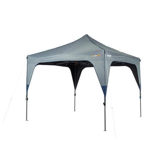 OZtrail Blockout Deluxe 3.0 Gazebo - Silver