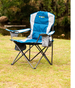 OZtrail Cooler Arm Chair  - Blue