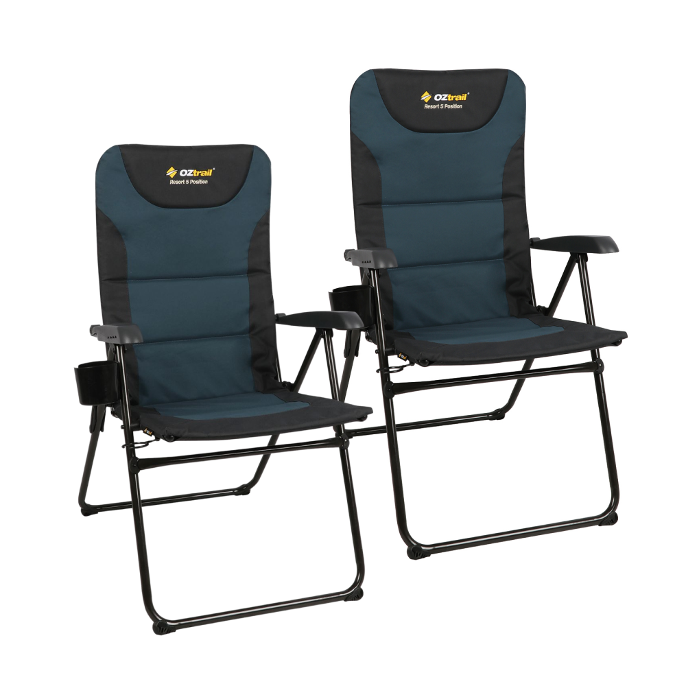 Resort 5 Position Chair-150Kg Combo X2