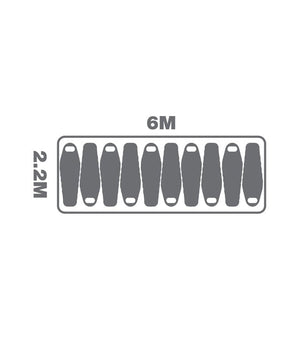 OZtrail Fast Frame BlockOut Lumos 10P Tent