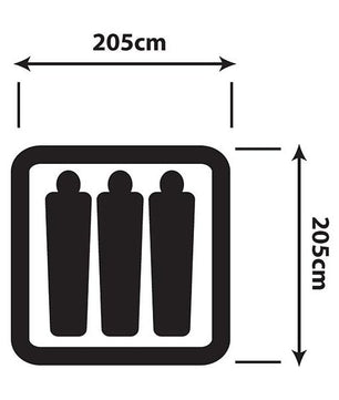 OZtrail Genesis 3 Person Dome Tent