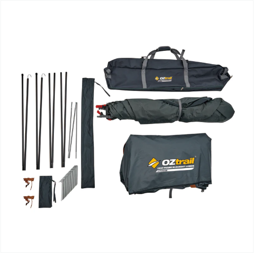 OZtrail Fast Frame Tent - BlockOut Lumos 4P Tent for Ultimate Camping Comfort