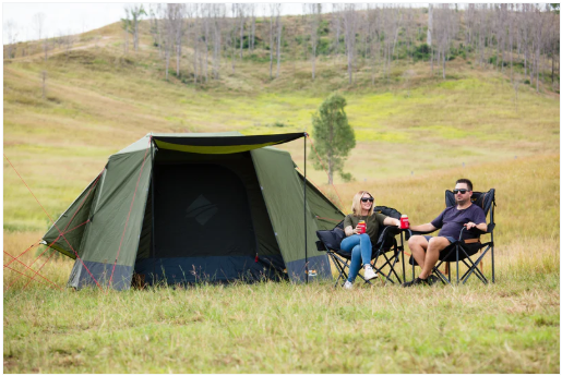 OZtrail Fast Frame Tent - Spacious 6-Person Shelter for Easy Camping Setup