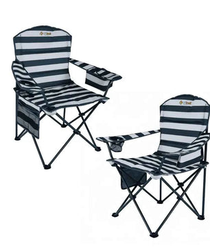 OZtrail Getaway Chair Stripe Bundle
