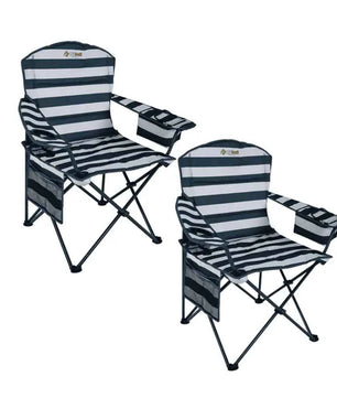 OZtrail Getaway Chair Stripe Bundle