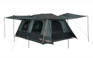 Oztrail Fast Frame Headland Tent - Spacious 10-Person, 2-Room Design