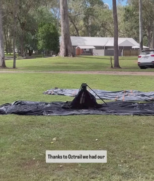 OZtrail Lumos 10P Tent - Fast Frame BlockOut Technology for Ultimate Comfort