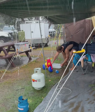 OZtrail Hydroflow Deluxe 3.0 Gazebo – Navy Blue